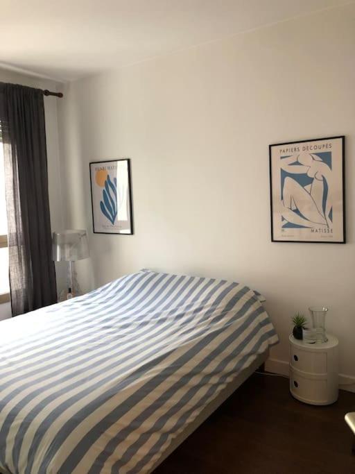 Appartement Cosy Et Calme - Au Coeur De Levallois - Avec Balcon Luaran gambar